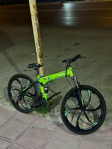 velosiped giant: Toba 209 qatlanan dağ velosipedi - Rəng: parlaq yaşıl-qara — 3
