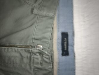 мужские штаны повседневные: Эркектердин шымы, M, Mango, Колдонулган, түсү - Жашыл, Акылуу жеткирүү