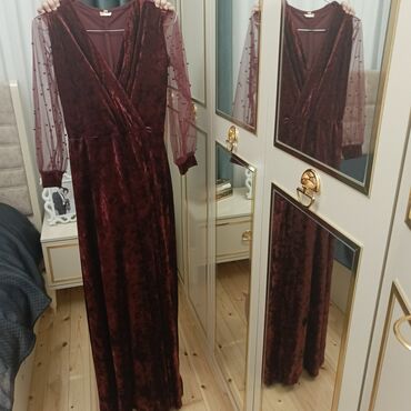 don modelləri 2023: Вечернее платье, Макси, XL (EU 42)