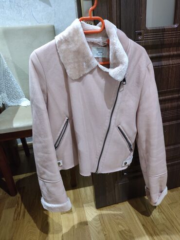 garmoniya palto turkiye: Palto, Bershka, M (EU 38), rəng - Çəhrayı