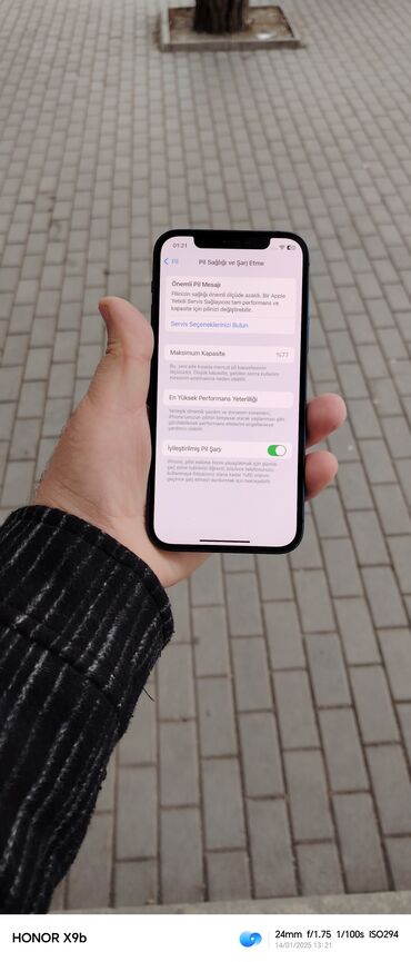 ayfon zəngləri: IPhone 12, 128 GB, Mavi, Face ID, Simsiz şarj