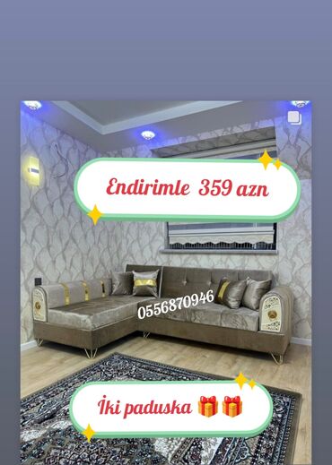 Divanlar: Künc divan, Yeni, Açılan, Bazalı, Parça, Şəhərdaxili pulsuz çatdırılma — 18