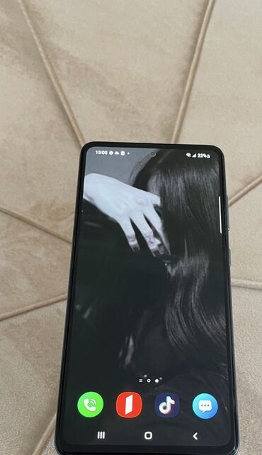 Samsung: Samsung Galaxy A52, 128 GB, rəng - Göy, Barmaq izi, İki sim kartlı, Face ID