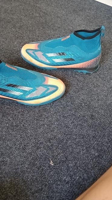 Футбольные бутсы/сороконожки Adidas Predator (без шнурков) - Модель