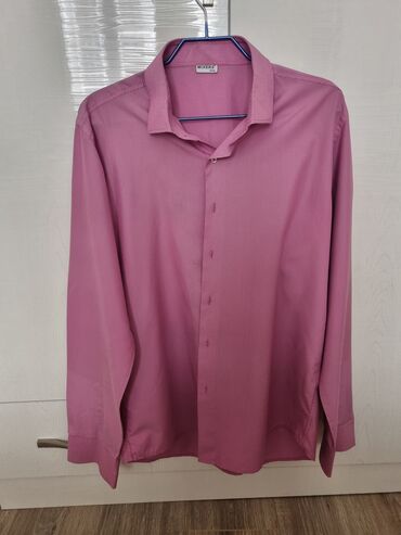 мужские рубашки без воротника: Рубашка L (EU 40), 2XL (EU 44), цвет - Голубой