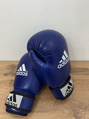 Перчатки: Боксерские перчатки adidas, синие - Назначение: бокс, кикбоксинг — 1