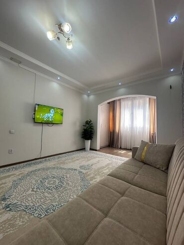 однокомнатная квартира кок жар: 1 комната, 45 м², 106 серия улучшенная, 2 этаж, Евроремонт