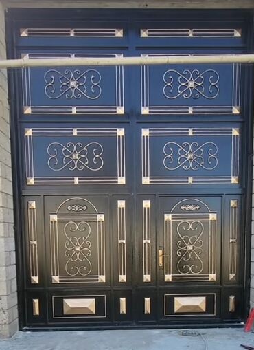 Həyət darvazaları: Dəmir Qapılar sifarişlə yığılır yenidir — 6