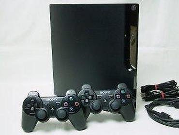 elektronska: U ponudi Sony Playstation 3 sa naslova. Konzola je lepo očuvana, radno — 9