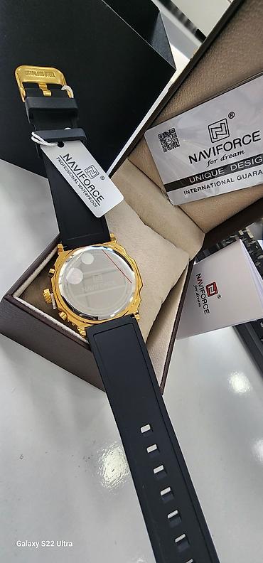 smart watch t800: Yeni, Qol saatı, NaviForce, rəng - Qızılı — 1