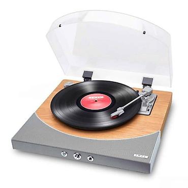 plaka: Qrammofon ion audioIon Audio T-Table W/ Built-in Speakers & — 1