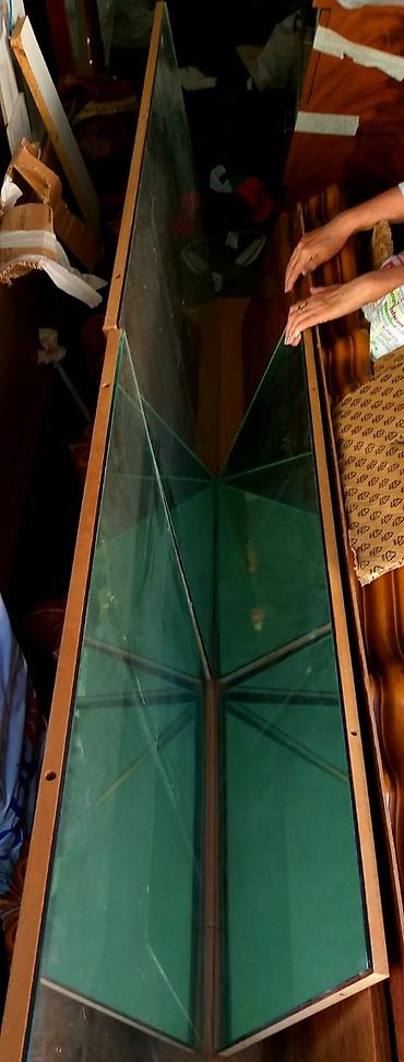 стеклянные полки на стену: 3 ədədi birlikdə 60 manata taxtaya (MDF) yapışdırılmış 3 ədəd GÜZGÜ — 1