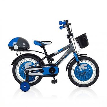 konvertor brzine: Dečija bicikla 16'' Fitness Plavo–Siva | Šifra proizvoda: SM-1 — 1