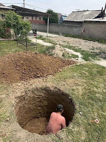 другие: Копаем Траншей Септики под ключ из бетонных колец ручной работы жакшы — 1