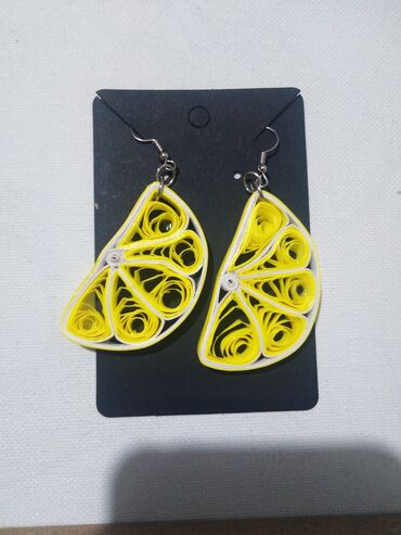 Minđuše: Pirsing, Handmade, Materijal: Epoksi smola — 19