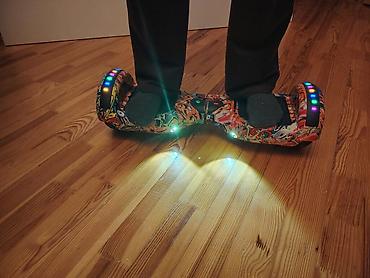 skoter: Qraffiti dizaynlı 2 təkərli hoverboard (self-balance skuter) çox az — 3