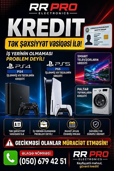 4 playstation: RR PRO Electronics – Kreditlə elektronika - Tək şəxsiyyət vəsiqəsi — 1