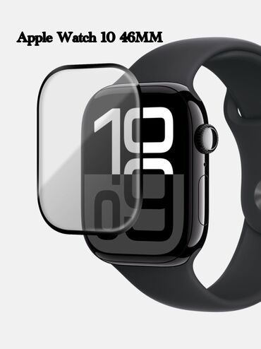 qoruyucu maska: Apple watch 10 46mm üçün qoruyucu şüşə şüşə olan anti̇udar var 5manat