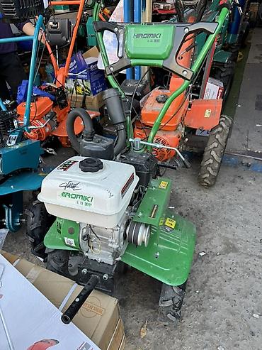 мотоблок матор: Мотоблок HIROMIKI MQ170MT-3S (Green) - Двигатель: бензиновый 170F - — 2
