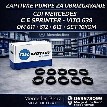 Delovi motora: GUMICE BOS PUMPE MERCEDES A C E KLASA ML SPRINTER VITO SET | gumice — 4