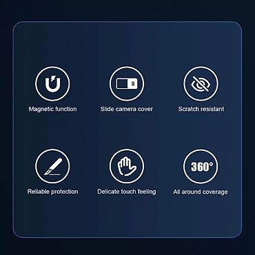 Maske i futrole za telefone: Maska Nillkin CamShield Pro Magnetic za iPhone 14 Plus 6.7 crna — 5