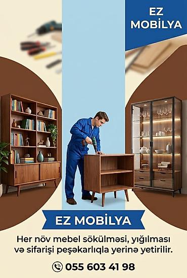 col qapi: EZ Mobiliya – Mebel söküm, yığım və sifariş xidməti - Hər növ mebelin — 2