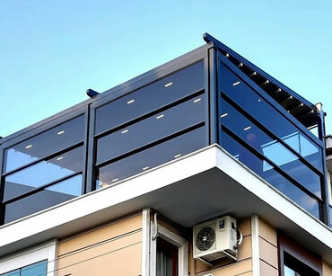 stabilizator ev üçün: Geoteen cam balkon RAY GROUP MMC tikinti şirkəti sizə öz işlərini ən