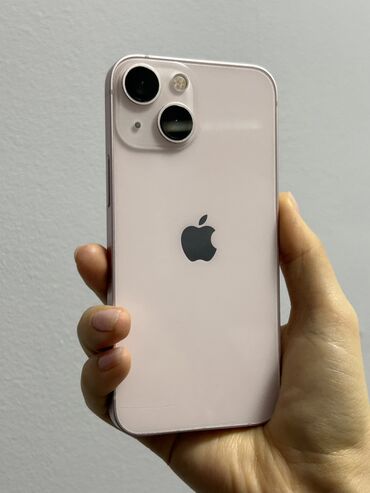 mini ip kamera: IPhone 13 mini, Б/у, 128 ГБ, Розовый, Зарядное устройство, Защитное стекло, Чехол, 87 %