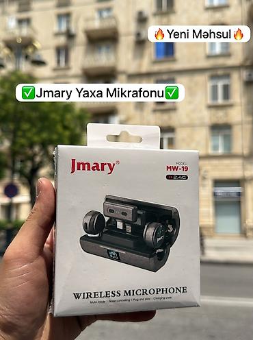 Audio: Jmary simsiz yaxa mikrofonları – yeni məhsul seriyası Model — 4
