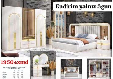 bizim ev mebel yataq desti: Şok qiymət 2700₼deyil 1950₼ yalnız 3gun 👑Fabrik istehsalı endirimlere