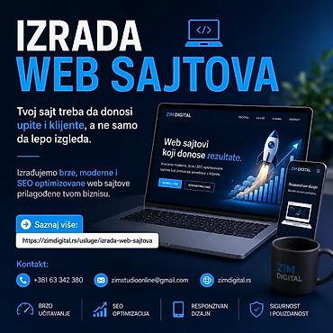 lep dom: IZRADA WEB SAJTOVA 💻 Izrada web sajtova Tvoj sajt treba da donosi — 1