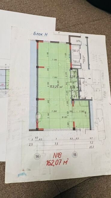 Офисы: Продаю Офис 162 м², Без ремонта, Без мебели, Многоэтажное здание, 1 этаж — 5
