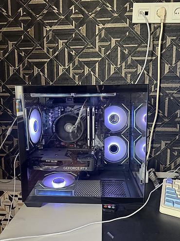 монитор 40: Компьютер, ядер - 8, ОЗУ 16 ГБ, Игровой, Б/у, AMD Ryzen 7, NVIDIA GeForce RTX 5060, SSD — 2