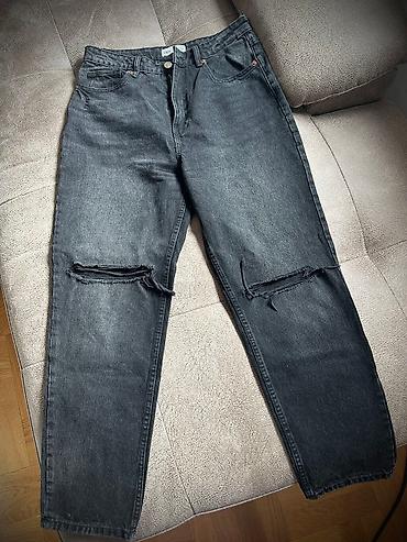 levis 751: KAO NOVE Zara farmerke dubokog struka, mom jeans kroja, pocepane na — 2