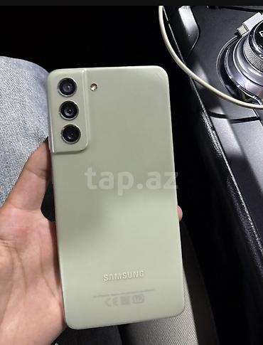 samsung galaxy s7 fe: Samsung Galaxy S21 FE, 128 GB, rəng - Yaşıl, Barmaq izi — 1