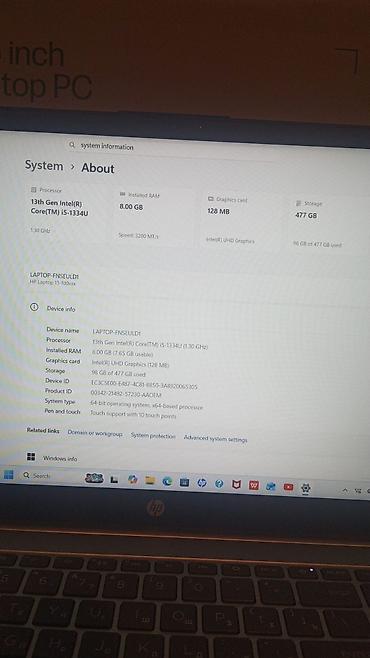 ps5 slim oyunları: İşlənmiş HP 15.6 ", Intel Core i5, 512 GB — 4