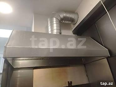 fritöz: Paslanmayan poladdan hazırlanmış sənaye tipli aspirasiya başlığı və — 1