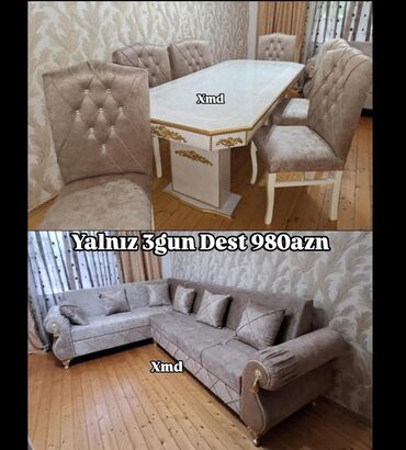 stul masa: Yeni, Masa və oturacaqlar, Divan, Kredit yoxdur