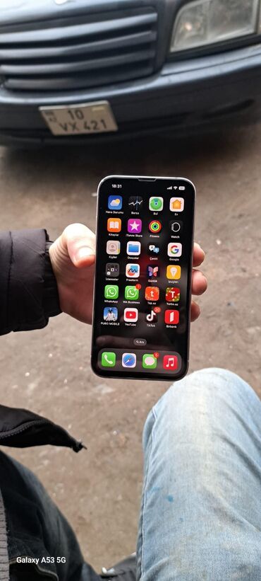 Apple iPhone: IPhone 13, 256 GB, Pacific Blue, Face ID