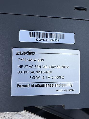 i̇nvertor: İnverter 7,5 kw.yenidir istifade olunmayıb,keyfiyyetli — 2