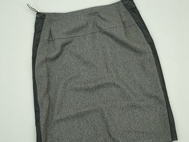 szara spódnice dżinsowe: Spódnica, XL, stan - Dobry