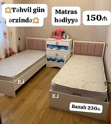 mebel bərpası: Yeni, Təknəfərlik çarpayı, Matras ilə — 5