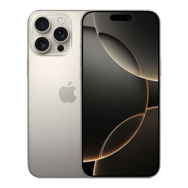 Apple iPhone: IPhone 16 Pro Max, Новый, 512 ГБ, Natural Titanium, Кабель, Коробка, 100 %