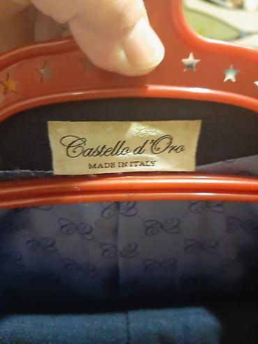 Kişi geyimləri: Castello d’Oro kişi kostyumu – Made in Italy - Rəng: tünd göy, xırda — 4