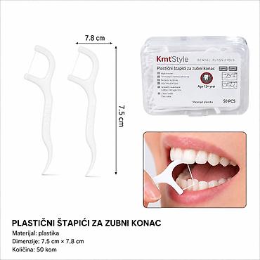 KMT Beli šipka olovka 5404388 Plastični štapići za zubni konac Kmt