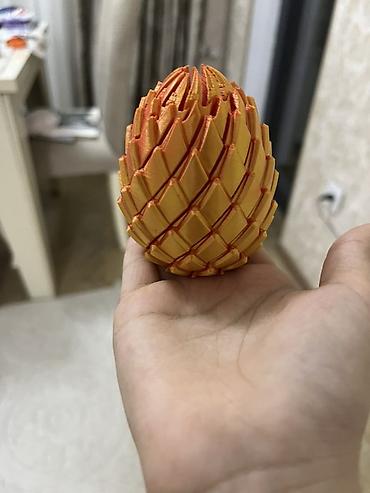 oyuncaq maşın: 3D çap “əsəbi yumurta” – elastik, oynaqlı masa oyuncağı - Material — 1