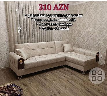 Divanlar: Məhsul: Künc divan - Qiymət: 310 AZN (şəkildə göstərildiyi kimi) - — 1