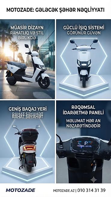 x9 pro scooter: MOTOZADE: Gələcəyin şəhər nəqliyyatı – müasir elektrik skuter - — 1