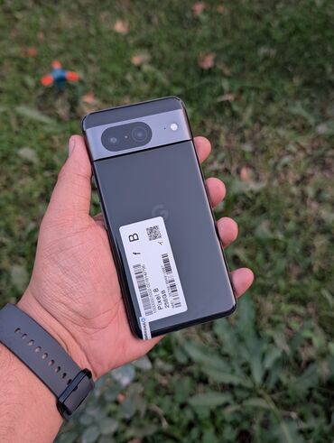 кабель ноутбука: Google Pixel 8, Колдонулган, 256 ГБ, түсү - Кара, 1 SIM, eSIM