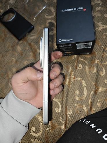 xaomi 17: Xiaomi, 15 Ultra, Б/у, 256 ГБ, цвет - Белый, 2 SIM, eSIM — 4